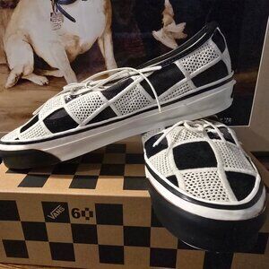 Vans LX Authentic 44 Shell Knit VN000Y0RFDB Black / Egret 2026 Mens US 10 NEW